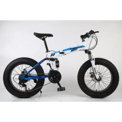 20-inch Carbon Steel Frame, 7-speed, Anti-slip and Wear-resistant Snow Tires Folding bicycle