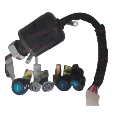 Motorcycle Parts Tricycle Parts Ignition Switch with Key for Bajaj Three Wheeler Tuk Tuk Switch Lock Kit