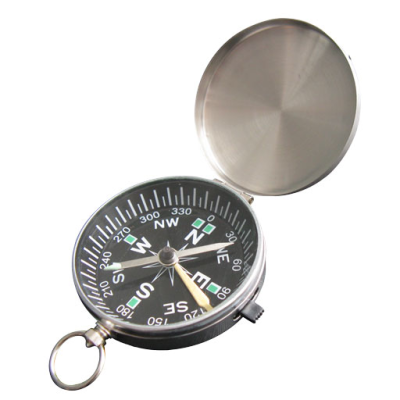 Outdoor Compass Geological Camping Hiking Metal Shell Pocket Compass