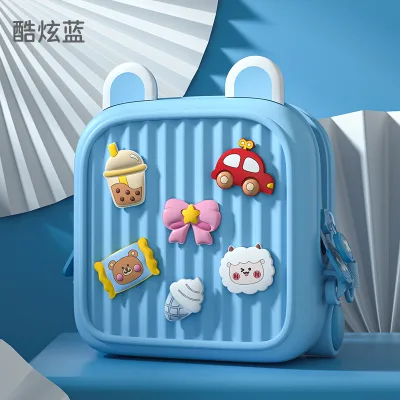 Backpack Mini Travel Backpack Children's Bag Back protection Kindergarten Student Schoolbag with Package