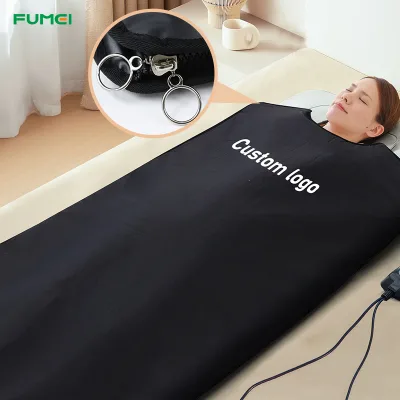 Factory Wholesale 1 Zone Zipper Sauna Blanket Anti-Agenting Far Infrared Beauty Machine for Body US Plug