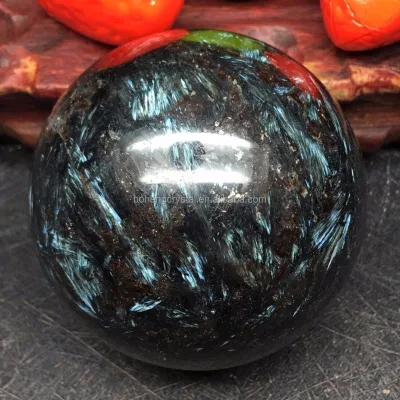 Natural Astrophyllite Stone Ball Sphere Quartz Crystal Ball 60mm Sphere