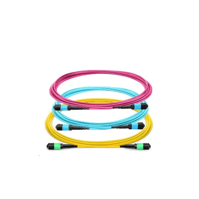 Support Customization MPO(f) to MPO(f) 12f LSZH 3.0m Low Loss Fiber Optic Patch Cord Mpo Trunk Cable