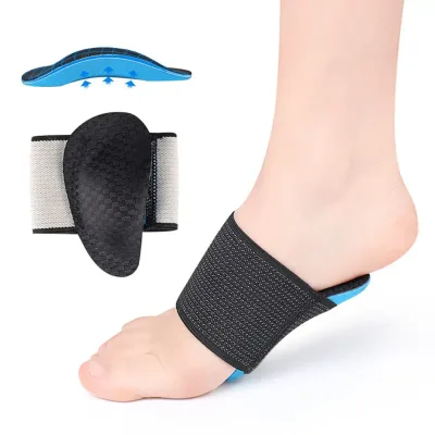 Arch Support Insoles for Men and Women's Flat Arch Half Cushion Foot Arch Insoles Sports Foot Support Covers