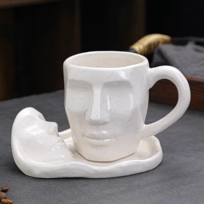 Hot Sell European-style Ceramic Coffee Cup Set Creative Water Cup Handmade Gift Mug