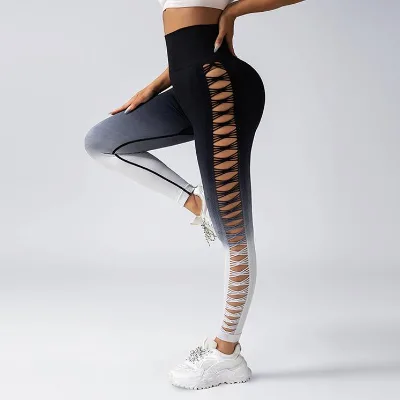 Casual Sportswear for Ladies Sports High Quality Bottom V Cut Flare With Side Pockets Hot Girls Sexy White Girl Multi Yoga Pants