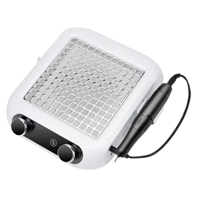 Nail Salon LCD Display ABS Material 48W Cordless Nail Dust Collector Vacuum Cleaner Suction Machine