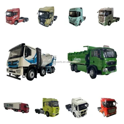 Tractor Truck Dump Truck Model 1:24 1:36 JH6 J7 TX T7H NX GTL for Sinotruk Howo Sitrak Faw Shacman Auman Aumark Truck Parts