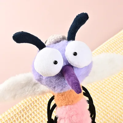 Promotional Custom Mosquito Plush Toy-Adorable Insect Series Doll Keychain Bag Charm