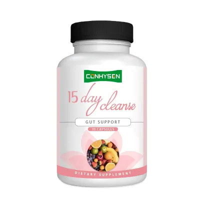 Premium 15 Day Cleanse Capsules for Gut Health Colon Detox Digestive Comfort Advanced Natural Formula Dietary Fiber Supplement