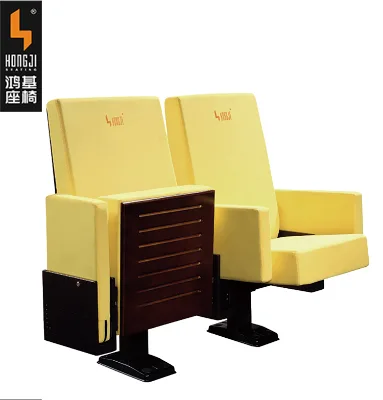 Factory Direct Sale New Design Folding Metal Auditorium ArmChair HJ8015A-S