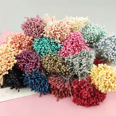 DIY Handmade Craft Artificial Flower DIY Wreath Scrap Booking Craft Flowers Various Colors