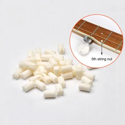 Wholesale Banjo Nut Bone for 5th String D3x5mm White