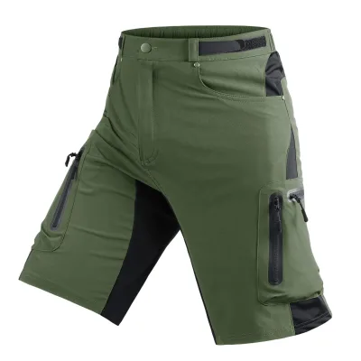Men's Summer Cycling Shorts Wear-resistant, Fast Drying and Breathable Outdoor Cycling Pants Mountain Bike Sports Shorts