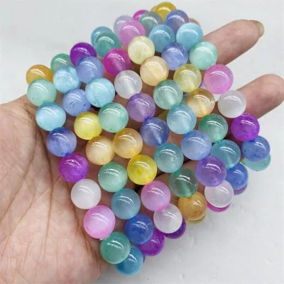 Natural high quality healing electroplating selenite crystal bangle reiki aura quartz crystal bracelet for gifts decoration