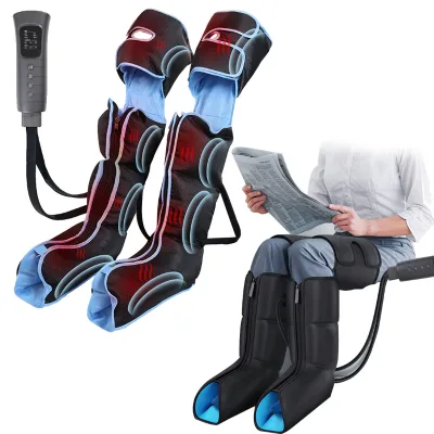 Foot and Leg Air Compression Boots Air Massage Pressotherapy,Recovery Boots Air Compression for Blood and Lymphatic Circulation
