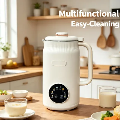 1200mL Capacity Electric for Healthy Drinks Versatile Household Multiple Functions Stainless Steel Container Soy Milk Machine