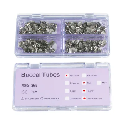 Dental Orthodontics Bracket 1st Molar Dental Roth Bondable Orthodontic Non-convertible Buccal Tube Molar Tube Oral Care Products