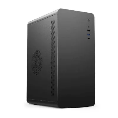 Powercase SPCC 0.45mm Desktop Chassis Table Itx Computer Pc Case Gaming Office Home Computer Case