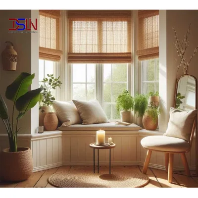 Sleek Bay Window Aluminum Alloy Multi Chamber High U Value Thermal Insulation for Passive House Standard Eco Friendly Building