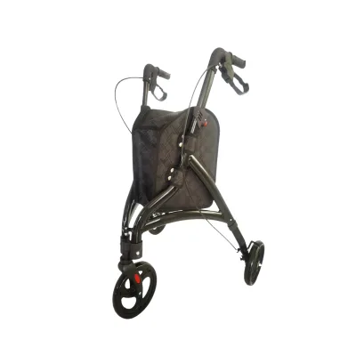 Popular Style Factory Wholesale Three Wheels Rollator Walker With Bag