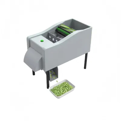 Stainless Steel Commercial Edamame Peeling Machine Electric Green Peas Bean Sheller 220V