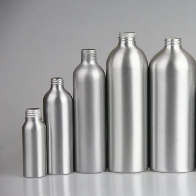 10ml 50ml100ml 120ml 250ml Black Aluminum Spray Bottle with Aluminum Screw Cap for Perfume Skincare