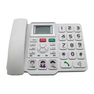 4G FWP Fixed Wireless Phone Big Keyboard Dual SIM SOS Emergency Button for Seniors