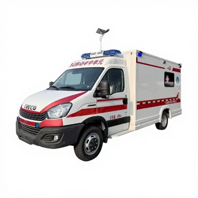 ICU Brand New NAVECO 4x2 High Roof Hospital Ambulance Medical Monitoring Vehicle Diesel Fuel Automatic EURO 5 Emission 3-8m