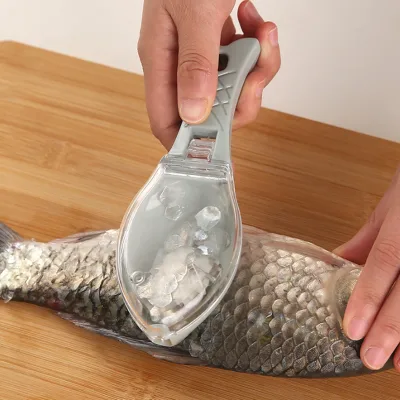 New Product Ideas 2024 Kitchen Gadget Wholesale Fish Scale Remover Plastic Fish Scales Graters Scraper