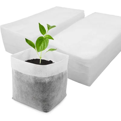Wholesale Breathable Non-woven Sapling Bags Reusable Planting Pots for Home Nursery Gardening