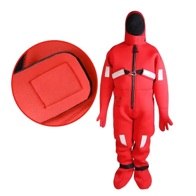 New Arrival Solas Approval Thermal Heat Insulation Immersion Suit/ Marine Self Floating Clothing