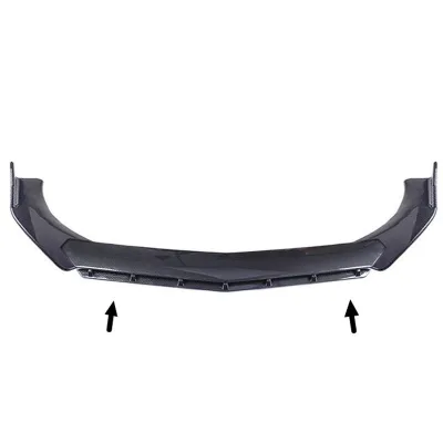 Car Universal Front Bumper Abs Plastic Front Bumper Lip Car Exterior Accessories Front Lip