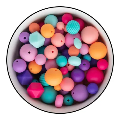 Factory Wholesale 15Mm Free Food Grade Silicone Teething Loose Beads