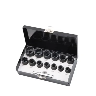 OEM SNCM 439 Phosphate Twist Socket Set with Nuts & Screws for Vehicle Repair Bolt Extraction