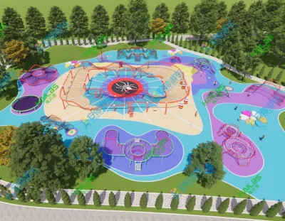 Customized Climbing Rope Net and Rope Net Playground Trampoline