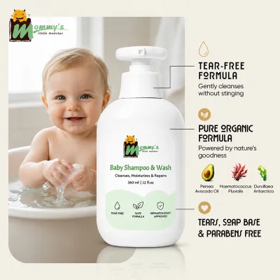 European Standard CPNP MSDS COA Gentle Tear Free Kids Natural Body Shower Care Products Baby Shower Gel Shampoo 2IN1 Baby Care