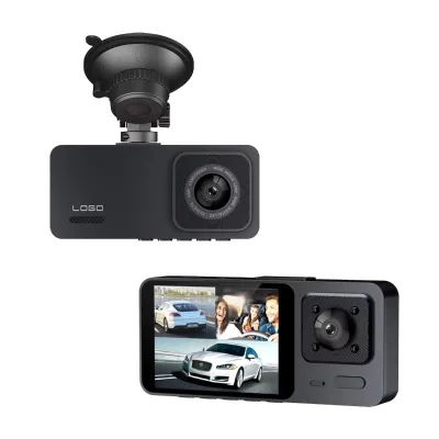 AOEDI AD-311 Drive Recorder Hd 2.0 Inch Duai Lens Wifi Inside Vehicle Dash Cam Wide Angle Video High Resolution Night Vision
