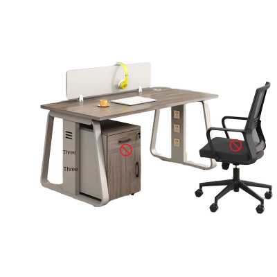 Modern Workbench Staff Workstation Durable Metal Material Office Furniture Workbench