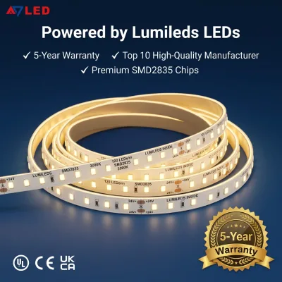 Premium 60LEDs/m Led Strip Light 24V SMD 2835 UKCA CE UL Flexible LED Light Strip with 5 Years Warranty for Sign