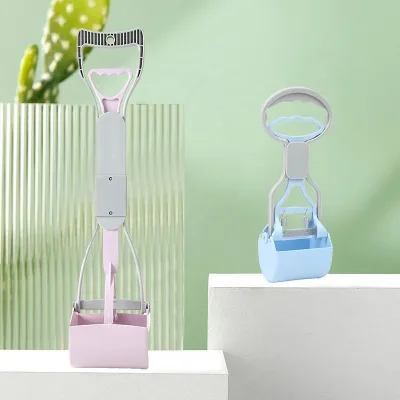 Hot Sale Handle Portable Foldable ABS and PP Dog Poop Pick up Portable Pet Scooper Outdoor Is Convenient Without Dirty Hands