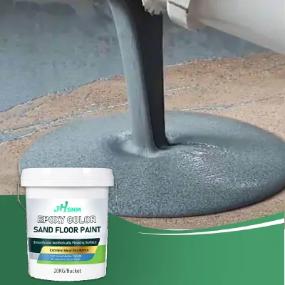 Epoxy Color Sand Self Leveling Floor Liquid Seamless Floor for Office Workshop Garage PU Epoxy Paint for Concrete Flooring