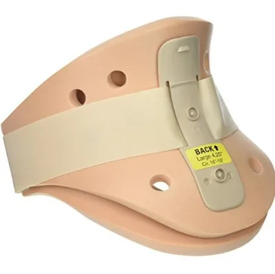 Medical  Adjustable Rigid Orthopedic Hard Cervical Collar for Neck Immobilizer