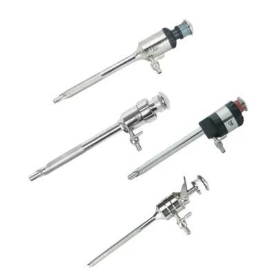 Medical Surgical Laparoscopic Stainless Steel Reusable Trocar 5mm 10mm Trocar
