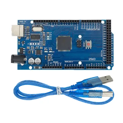 Mega2560 Pro ATmega2560-16AU CH340G Fully Populated UART-USB Development Board Compatible for Mega 2560 R3 3.3V/5V 800mA Factory