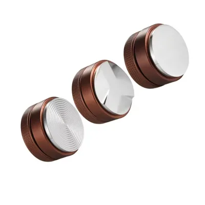 Stainless Steel Silver 304 Portable Reusable Coffee Tamper Distributor for Espresso Machines 51mm 53mm 58mm