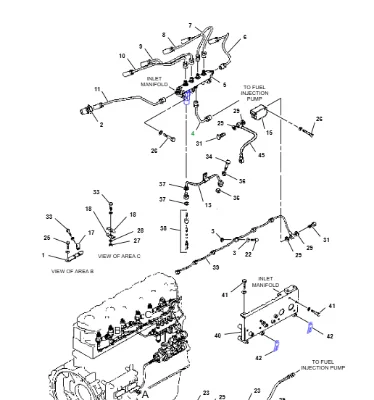 292-1789 2921789 Pipe for Caterpillar 320D 323D L 321D LCR Excavator Engine Repair Parts