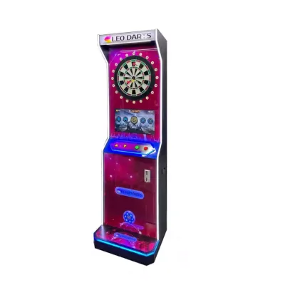 Hot Selling Single-Screen Electronic Dart Arcade Game Machine Coin-Operated Indoor Entertainment Metal Red 1 Year Warranty