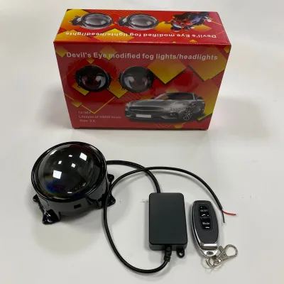 6 Models Demon Eye LED Light Devil Eyes Motorcycle Lighting System for 3 Inch Car Headlight Projector Lens