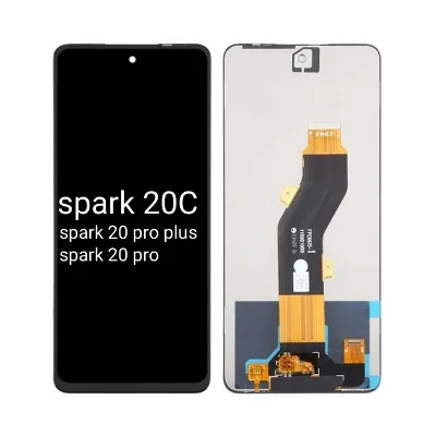 Mobile Phone Lcd for Tecno Spark 20 20C Go 2024 Lcd Screen for Infinix X6525 Smart 8 HD POP 8 HOT 40i